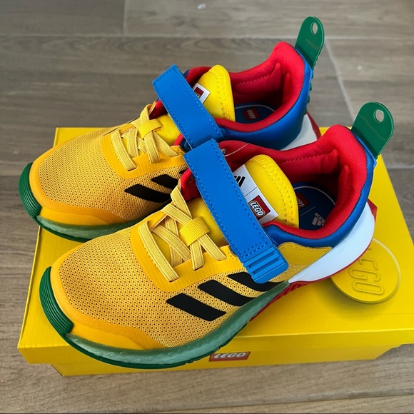 Adidas - Lego Kids Sneakers - Yellow, Blue, Green, Red - Picture 4 of 8